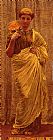 Albert Joseph Moore The Gilded fan painting